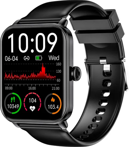 Beafon Smartwatch 102 - Ihre smarte Begleiterin - ANDROID Smartwatch mit Blutsauerstoffmessung, Herzfrequenzmonitor und AMOLED-Display für eine gesunde Lebensweise und ständige Erreichbarkeit.