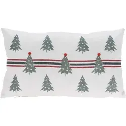 Home & Styling Dekoratives Weihnachtskissen 30 x 50 cm – Model 2 - Kissen für festliche Deko: Strapazierfähiges Polyester, einzigartiges Weihnachtsmotiv und praktischer Reißverschluss für einfache Pflege.