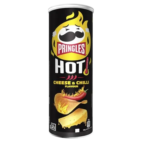 Pringles FLAME Hot Cheese and Chili Flavour Stapelchips 160g