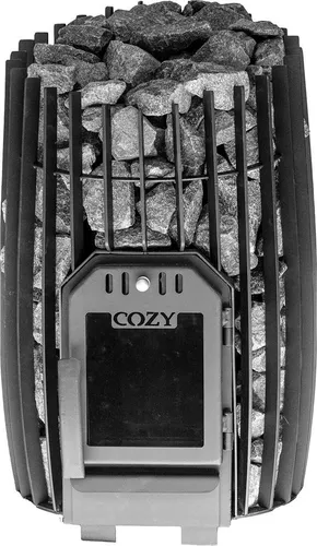 Produktbild Holzbeheizter Saunaofen Cozy 12 SW mit 2.Bimschv für Saunakabinen von 6 m³ - 12 m³