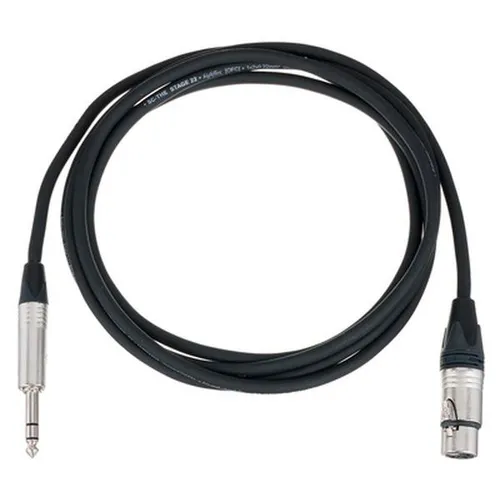 Sommer Cable Stage 22 SGN5-0250-SW - Professionelles Audiokabel für Studio und Bühne, 2,5 m lang, mit hochwertigen Neutrik Steckern für beste Signalübertragung und Flexibilität.