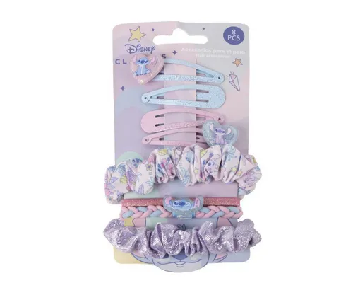 Cerda Haarclip Lilo & Stitch Haarclips Set 8-teiliges Kinder Haar-Accessoire
