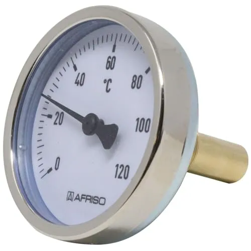 FTM Räucherthermometer 120°C - Thermometer für Räucheröfen, Temperaturmesser für Öfen zum Räuchern