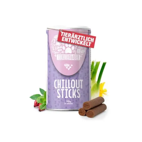 TIERLIEBHABER Chillout Sticks 350 g – Beruhigungshilfe für Hunde