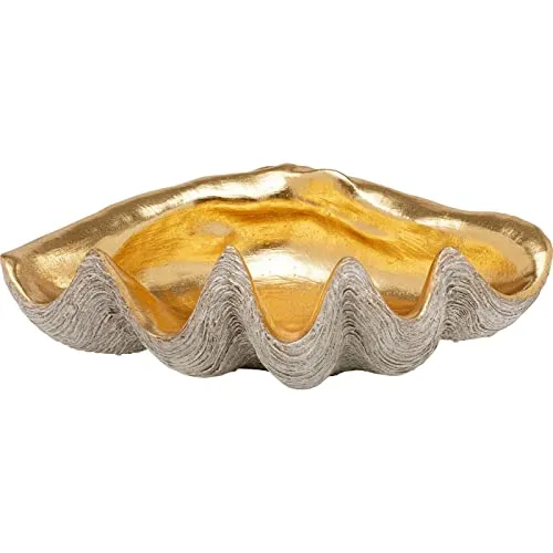 Kare Design Deko Schale Noble Shell, Gold, 14x41x27 cm in gold von KARE