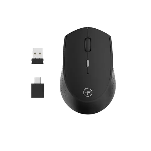 Mobility Lab ML311449 kabellose Rechargeable optische USB-C Maus für MAC und PC-schwarz