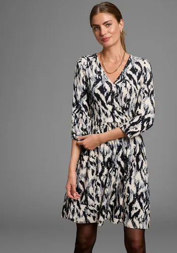 Jerseykleid LAURA SCOTT, Damen Gr. 40, blau gemustert von Laura Scott