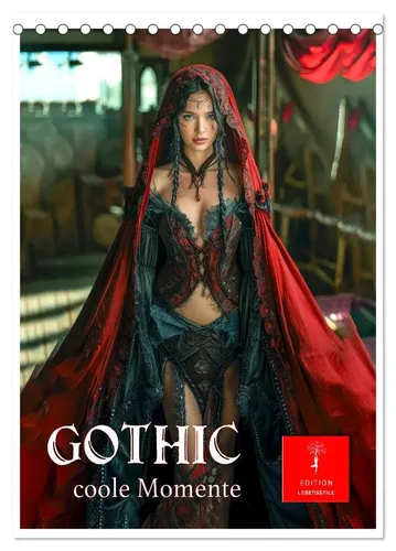 Peter Roder | Gothic coole Momente Tischkalender 2026 - Entdecken Sie die faszinierende Welt der Goths mit diesem stilvollen DIN A5 Tischkalender. Ideal für kreative Köpfe und als besonderes Geschenk für Fans alternativer Lebensstile.