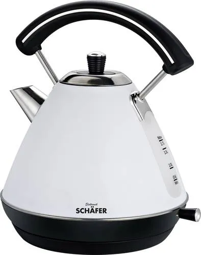 Schäfer Elektronik Retro Wasserkocher 1,7 Liter