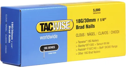 TACWISE Stiftnägel 18G/30 mm verzinkt 5.000 Stück von TACWISE