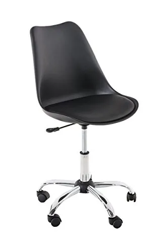 CLP Schreibtischstuhl PEGLEG - Höhenverstellbarer Bürostuhl mit Kunstlederbezug - Bürostuhl mit hohem Komfort, pflegeleichtem Kunstleder und robustem Metallgestell. Ideal für flexibles Arbeiten auf Hart- und Weichböden.