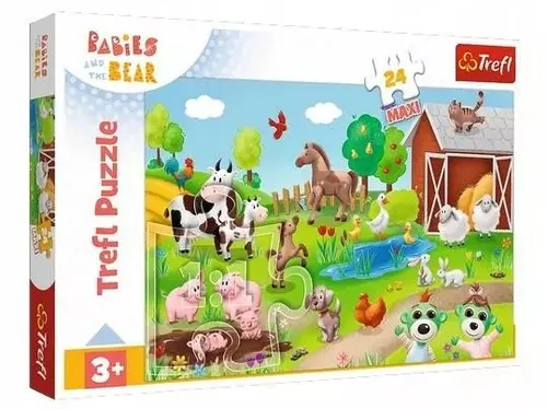 Puzzle 24 maxi Bobaski i Safari TREFL Trefl 5900511143720