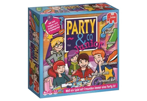 Jumbo Spiele Spiel JUMBO 17793 Party & Co Junior, Kinderspiel, JUMBO 17793 Party & Co Junior, Kinderspiel, Made in Europe