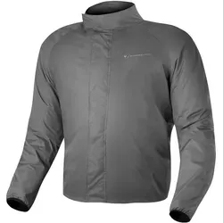 SHIMA Rainshell Damen Regenjacke - Grau, Größe L - Funktionsjacke aus wasserdichtem, ultraleichtem Material mit reflektierenden Einsätzen für optimale Sichtbarkeit bei Regenwetter.