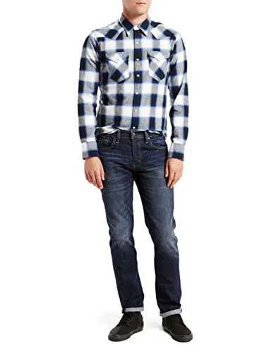 Levi's® Slim-fit-Jeans 511 SLIM mit Stretch blau 34 - Jeans in Slim-Fit mit Stretch für optimalen Tragekomfort, ideal für lässige Styles. Perfekt für modebewusste Männer, die Wert auf eine moderne Passform legen.