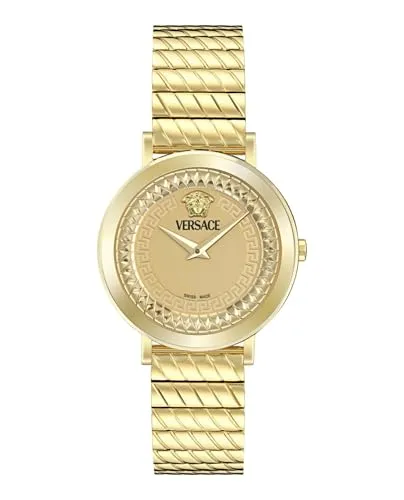 Versace Damen Analog Quarz Armbanduhr Delphinus