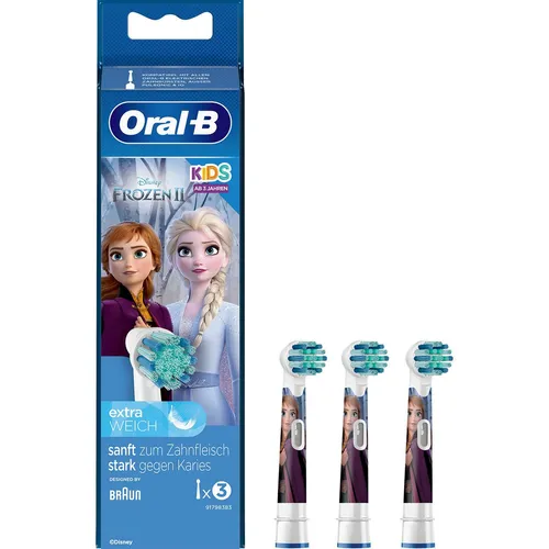 Oral-B 3er Pack Kids Aufsteckbürsten: Die Eiskönigin II Völlig Unverfroren