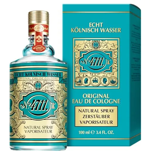 4711 Echt K?lnisch Wasser Eau de Cologne 100 ml - Parfum - Der zeitlose Klassiker aus Köln, erfrischend und belebend mit hochwertigen ätherischen Ölen. Ideal für Damen und Herren, perfekt für den Alltag und als Geschenk.