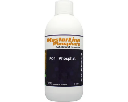 Aquariumpflanzendünger MasterLine Phoshat 500 ml Phosphatdünger mit zusätzlichem