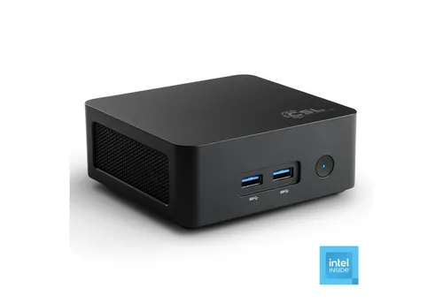 CSL Narrow Box Black N100 PC - Mini-PC mit Intel i100, 32 GB RAM und 2000 GB SSD, ideal für leistungsstarkes Arbeiten und Gaming auf kleinem Raum.