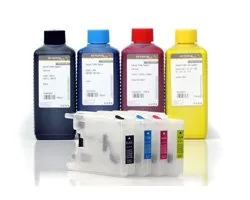 Octopus Fill In Patronen kompatibel für Brother LC-1220, LC-1240, LC-1280, DCP-J 525 W, MFC-J 625 DW, MFC-J 835 DW, MFC-J 6710 DW incl. 4x250ml Fluids-Tinte, Non-OEM