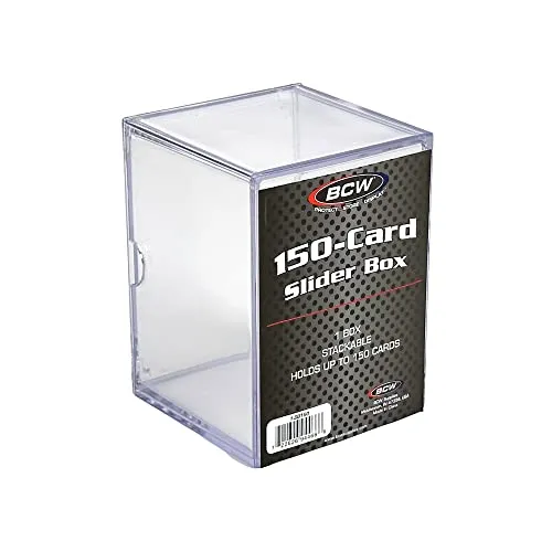BCW - 2-teilige Schiebe-Plastikbox für 150 Karten