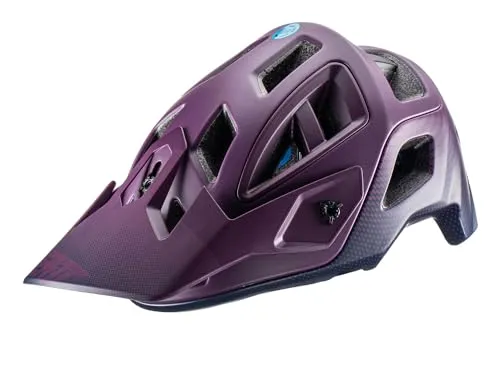 Leatt Casque MTB Allmtn 3.0-Dusk, M 55-59cm - Fahrradhelm mit Turbine 360° Technologie, reduziert Hirnschäden um bis zu 30%. Leicht, gut belüftet und mit abnehmbaren Visier für maximale Sicherheit beim Mountainbiken.