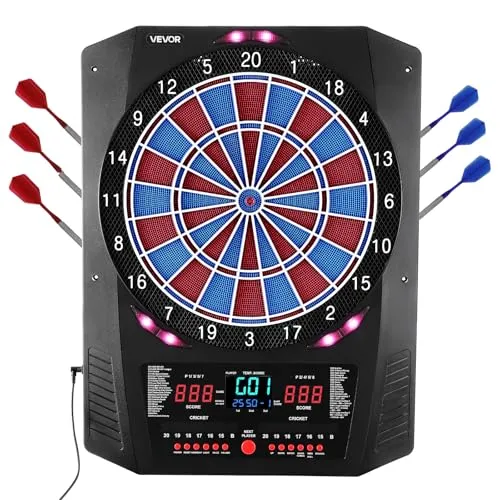 VEVOR Elektronische Dartscheibe 342,9 mm