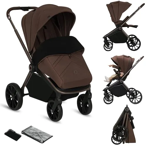 Lionelo MIKA PLUS Kinderwagen – Flexibel und Sicher für Kinder 6-48 Monate - Der Lionelo MIKA PLUS Kinderwagen ist bis 22 kg belastbar und bietet eine verstellbare Rückenlehne sowie ein wasserdichtes XXL-Verdeck mit UPF50+. Ideal für komfortable Ausflüge mit Ihrem Kind.