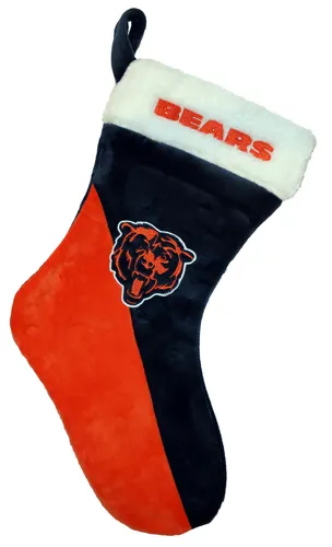 NFL Chicago Bears 2020 Santa Claus Stocking Strumpf Nikolaus Weihnachten