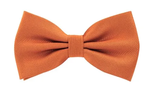 axy Herren Fliege Schleife, bereits gebunden, Konfirmation verstellbar in verschiedenen Farben FLI5 (Apricot)