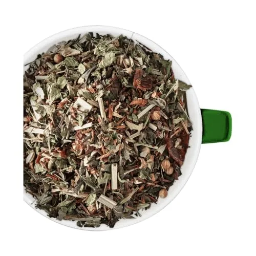 Bremer Gewürzhandel Bremer Wohlfühltee BIO, Kräutertee lose, 10 x 100g - Leckerer Kräutertee für entspannende Momente: Der fruchtige Mix sorgt für angenehme Wärme und lädt zur Auszeit ein. Hochwertige, natürliche Rohstoffe garantieren besten Genuss – ideal für Teeliebhaber!