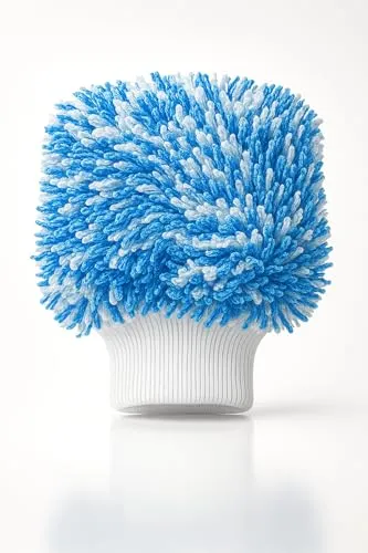 Kemes Auto Waschhandschuh Mikrofaser Premium Autowaschhandschuh für professionelle Autopflege extrem saugstark Microfaser kratzfrei & schonend Putzhandschuh aus ultraweicher Mikrofaser