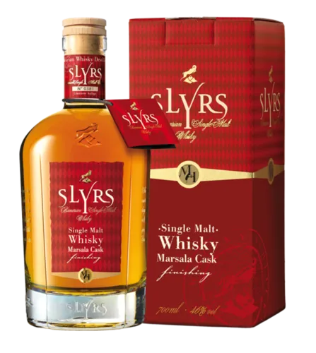 Slyrs Bavarian Single Malt Whisky Marsala Finish 0,7l 46% - Whisky aus Deutschland, veredelt mit Marsala-Finish für ein einzigartiges Geschmackserlebnis. Ideal für Kenner und Genießer.
