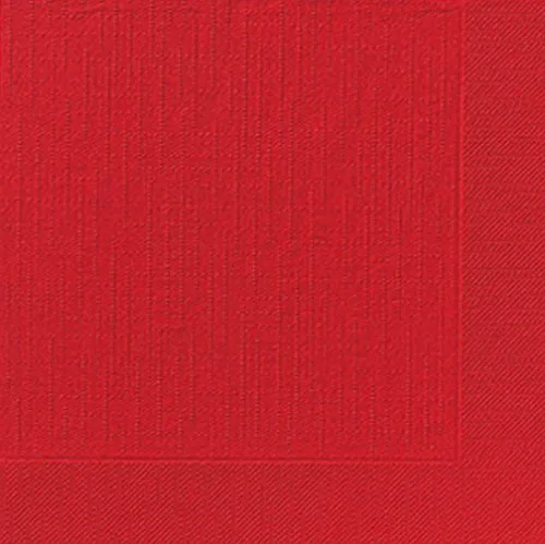 Duni Servietten Klassik - 4-lagig, 400 x 400 mm, rot, ideal für festliche Anlässe und stilvolle Tischdekoration