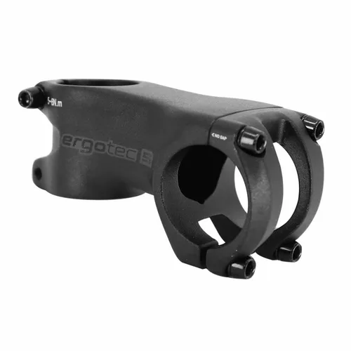 ErgoTec Unisex – Erwachsene Hake Vorbau, schwarz, 60 mm - Fahrradvorbauten mit 31.8 mm Lenkerklemmung, ideal für e-Bikes und bietet sicheren Halt dank ERGOTEC Safety Level 5.