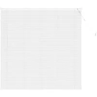 vidaXL Verstellbare Venetianer Jalousie Weiß 150 x 140 cm PVC - Moderne Jalousie aus hochwertigem PVC für stilvolle Fensterdekoration. Bietet flexible Lichtkontrolle und Privatsphäre, ideal für Arbeitszimmer und Heimbüros. Einfache Pflege und sichere Montage.