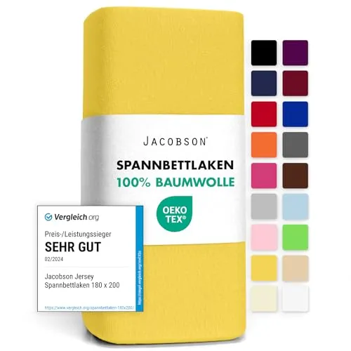 Bettlaken Gelb von JACOBSON