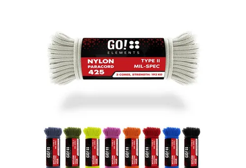 GO!elements Paracord 425 in weiß von GO!elements
