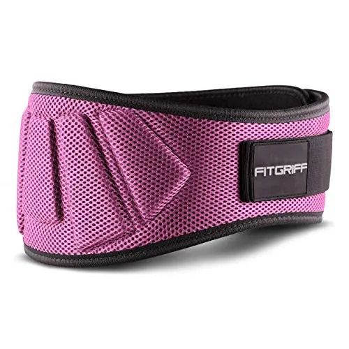 FITGRIFF® Gewichthebergürtel V1 in pink von FITGRIFF