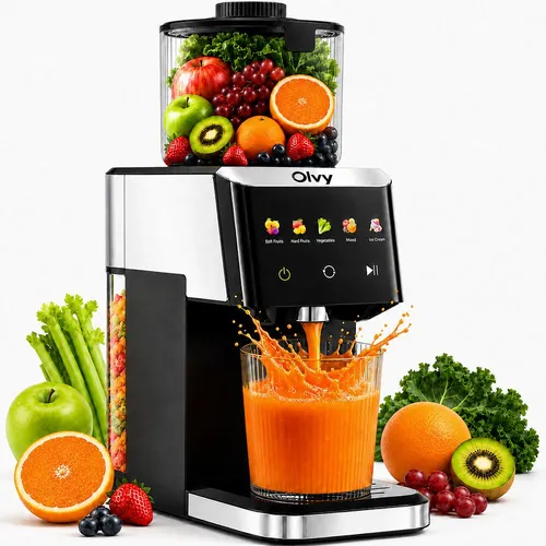 Olvy Slow Juicer 150W in schwarz von Olvy