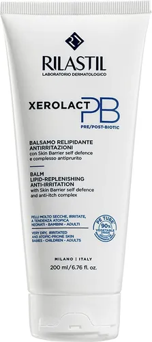 Xerolact Pb Relipidante Anti-Irritation Balsam Rilastil 200ml - Hautpflegebalsam für empfindliche Haut, beruhigt und regeneriert irritierte Hautstellen, ideal für trockene und empfindliche Hauttypen.