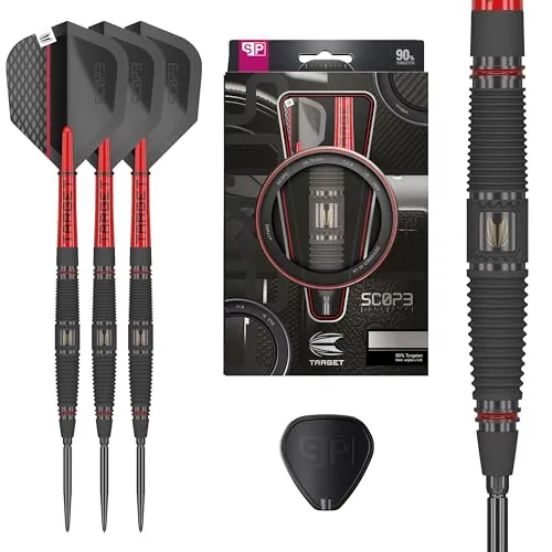 Target Darts Scope Swiss Point Steeldarts Set, 90% Tungsten von Target Darts
