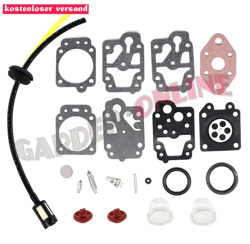 Vergaser Membran Reparatursatz für Einhell BG-BC 43/1 AS Motorsense Freischneide