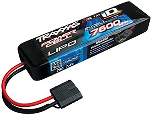 Traxxas Modellbau-Akkupack 7.4 V 7600 mAh - RC Stromversorgung & Antriebstechnik: Leistungsstarker LiPo-Akkupack mit 25C, ideal für längere Fahrzeiten und optimale Leistung in Traxxas RC Cars.