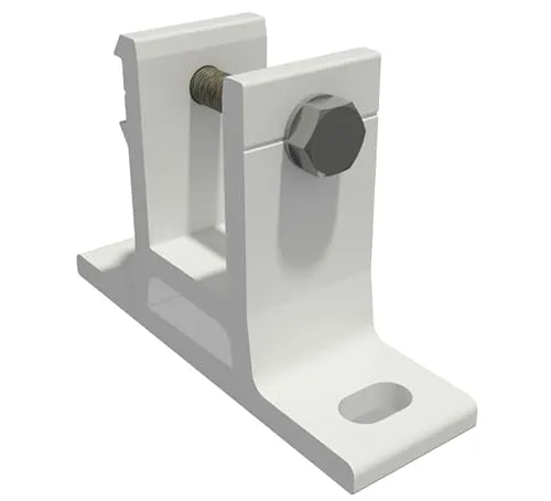 VANA SPP058, 40mm, Aluminium, weiß, 3-Stück, Markisen Wandhalterung Wandkonsole mit Befestigung