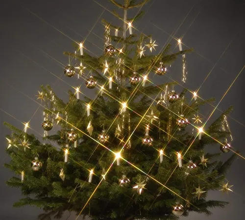 TRANGO LED-Christbaumkerzen 24-flammig von Trango