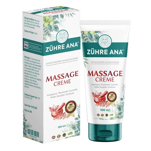 Massage creme, Gelenk - & Muskelschmerzen, Nackenmassage – Eukalyptus, Thymianöl