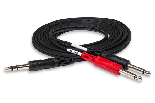 Produktbild HOSA STP-201 Y-Kabel 2x KLm - 6,3 St KLm 1m