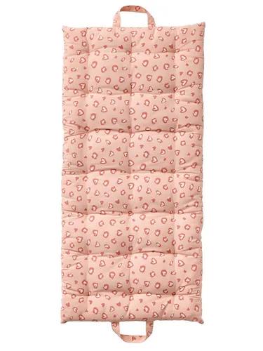 vertbaudet Bodenkissen Kinderzimmer mit Leoprint - Gemütliches Bodenkissen für Kinderzimmer mit trendigem Leoprint. Ideal zum Entspannen in der Kuschelecke. Leicht tragbar und platzsparend faltbar. Maße: 50 x 100 cm, Dicke: 5 cm.